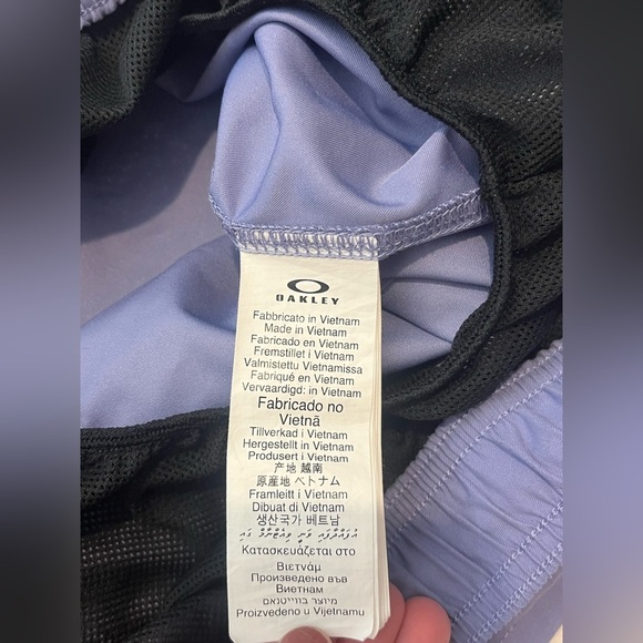 Oakley Hydrolix Regular Fit Men's Purple / Blue  Swim Trunks w Pockets Size XL - Picture 13 of 16